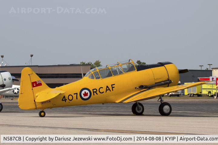 N587CB, 1991 Canadian Car & Foundry Harvard MK IV C/N CCF4-407, Canadian Car & Foundry Harvard MK IV C/N CCF4-407, N587CB