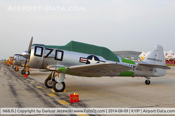N68JS, 1945 North American SNJ-6 Texan C/N 121-43033, North American AT-6F  C/N 112070, N68JS