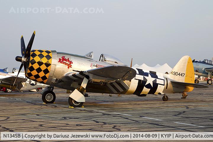 N1345B, 1945 Republic P-47D Thunderbolt C/N 399-55592, Republic P-47D Thunderbolt 