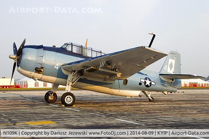 N109K, 1945 Grumman TBM-3 Avenger C/N 3800, Grumman TBM-3 Avenger  C/N 3800, NL109K