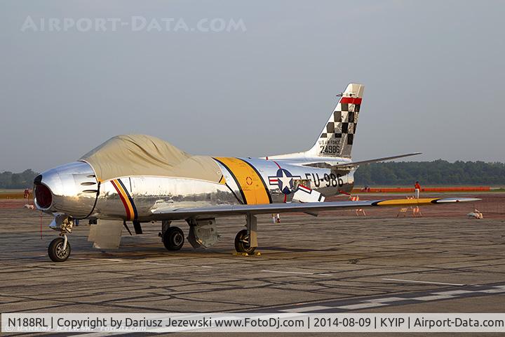 N188RL, 1952 North American F-86F Sabre C/N 191-682, North American F-86F (CWF86-F-30-NA) Sabre 