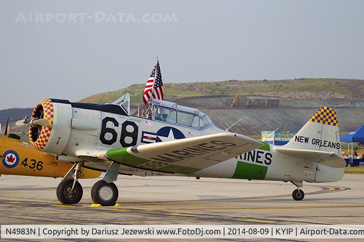 N4983N, 1957 North American AT-6D Texan C/N 121-42175 (44-81453), North American AT-6D Texan 