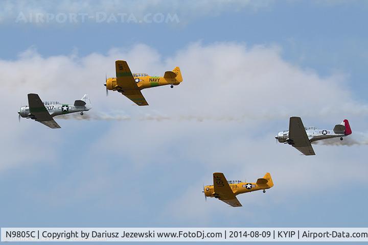 N9805C, 1945 North American SNJ-5B Texan C/N 85036, North American SNJ-5B Texan  C/N 85036, N9805C