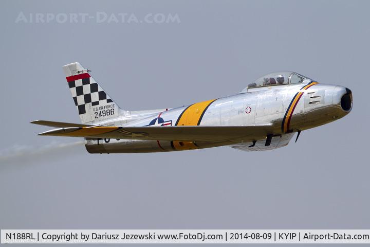 N188RL, 1952 North American F-86F Sabre C/N 191-682, North American F-86F (CWF86-F-30-NA) Sabre 