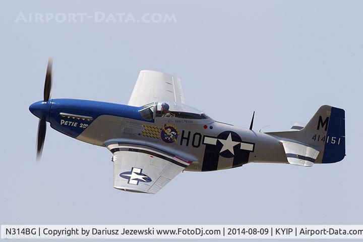N314BG, North American P-51D Mustang C/N 122-3999 (44-73140), North American F-51D Mustang 