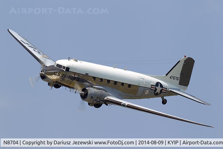 N8704, 1944 Douglas DC3C-S4C4G (TC-47B-30-DK) C/N 33048, Douglas DC-3C-S4C4G 