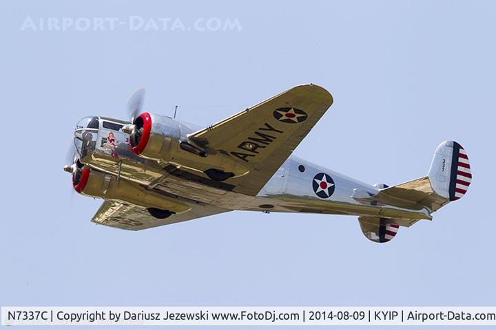 N7337C, 1943 Beech AT-11 Kansan C/N 4597, Beech AT-11 Kansan 
