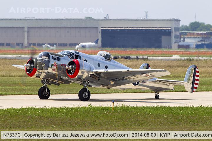 N7337C, 1943 Beech AT-11 Kansan C/N 4597, Beech AT-11 Kansan 