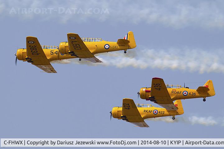 C-FHWX, 1941 Noorduyn AT-16 Harvard II C/N 76-3553, Noorduyn AT-16 Harvard MK II  C/N 76-3553, C-FHWX