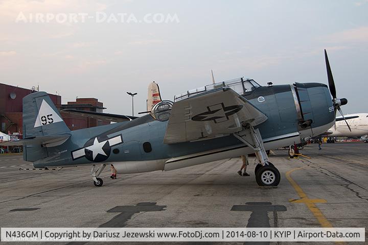 N436GM, Grumman TBM-3E Avenger C/N 4341 (Bu91436), Grumman TBM-3E Avenger  C/N 91436, N436GM