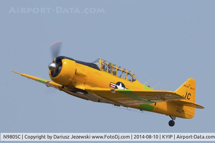 N9805C, 1945 North American SNJ-5B Texan C/N 85036, North American SNJ-5B Texan  C/N 85036, N9805C