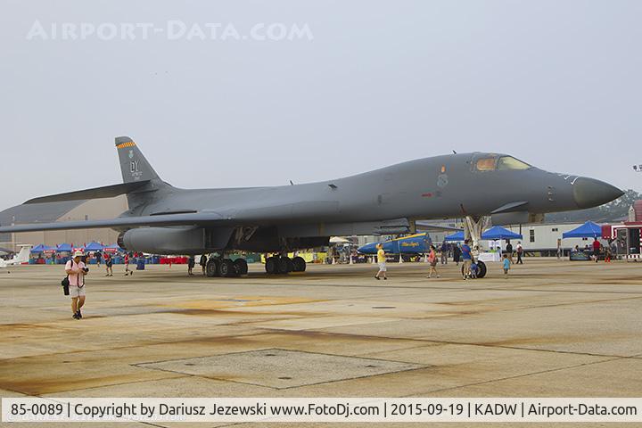 85-0089, 1985 Rockwell B-1B Lancer C/N 49, B-1B Lancer 85-0089 DY from 28th BS 