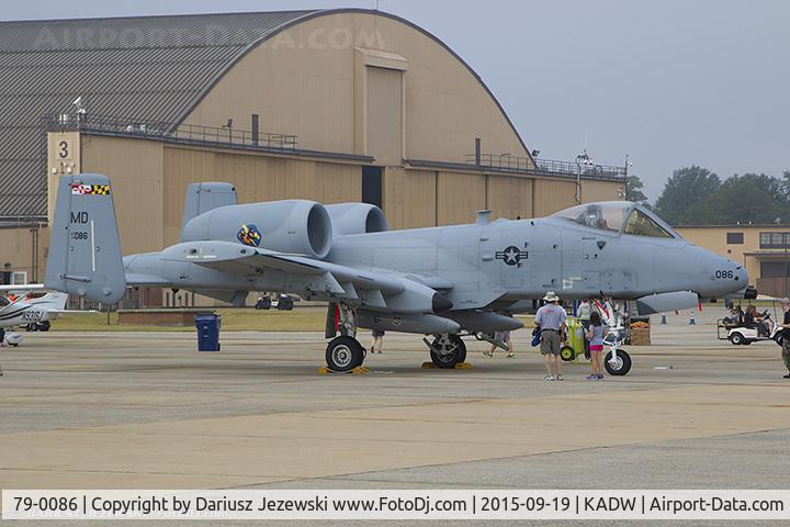 79-0086, 1979 Fairchild Republic A-10A Thunderbolt II C/N A10-0350, A-10C Thunderbolt II 79-0086 MD from 104th FS 175th WG Warfield ANGB, MD