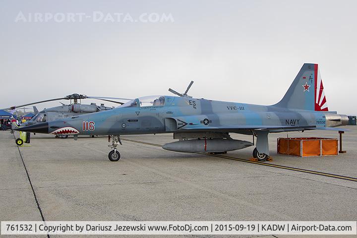 761532, Northrop F-5N Tiger II C/N L.1007, F-5N Tiger II 761532 AF-116 from VFC-111 