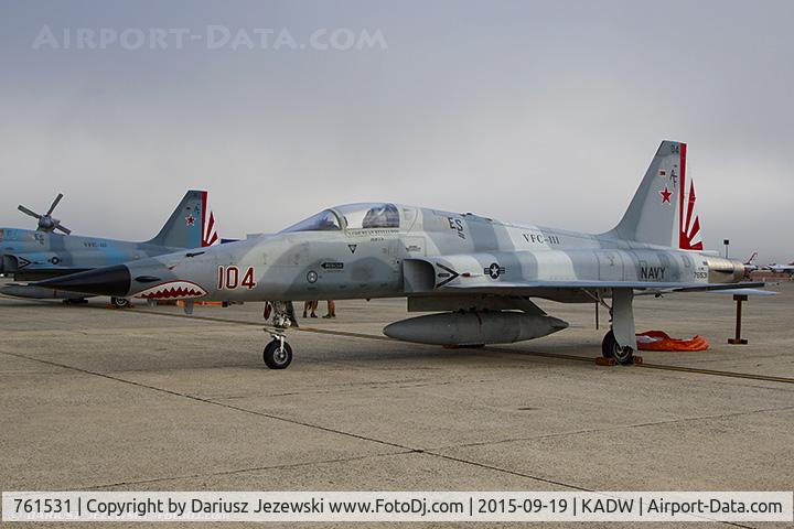 761531, 1976 Northrop F-5N Tiger II C/N L.1006, F-5N Tiger II 761531 AF-104 from VFC-111 