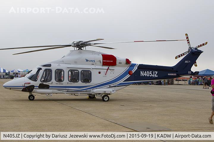 N405JZ, 2015 AgustaWestland AW-139 C/N 41503, Agusta Aerospace Corp AW139  C/N 41503, N405JZ