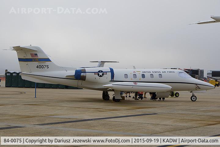 84-0075, 1984 Gates Learjet C-21A C/N 35A-521, C-21A Learjet 84-0075  from 457th AS 