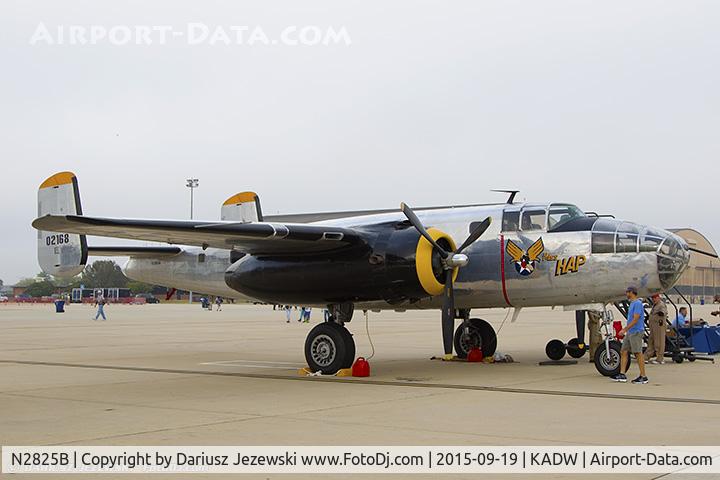 N2825B, 1940 North American RB-25 Mitchell C/N 62-2837, North American RB-25