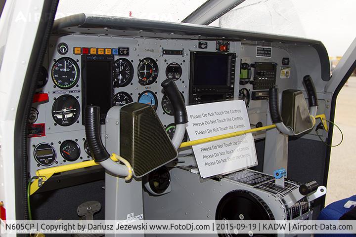N605CP, Gippsland GA-8 Airvan C/N GA8-03-030, Cockpit of Gippsland GA-8 Airvan  C/N GA8-03-030, N605CP