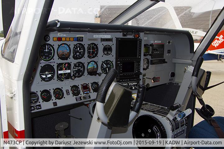 N473CP, Gippsland GA-8 Airvan C/N GA8-05-074, Cockpit of Gippsland GA-8 Airvan  C/N GA8-05-074, N473CP