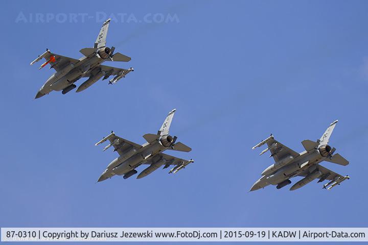 87-0310, 1987 General Dynamics F-16C Fighting Falcon C/N 5C-571, F-16C Fighting Falcon 87-0310 DC from 121st FS 
