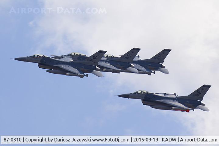 87-0310, 1987 General Dynamics F-16C Fighting Falcon C/N 5C-571, F-16C Fighting Falcon 87-0310 DC from 121st FS 