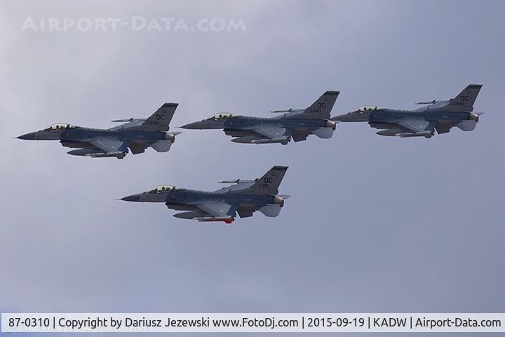 87-0310, 1987 General Dynamics F-16C Fighting Falcon C/N 5C-571, F-16C Fighting Falcon 87-0310 DC from 121st FS 