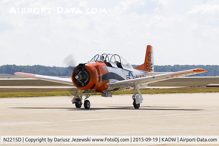 N2215D, 1957 North American T-28C Trojan C/N 252-44 (146281), North American T-28C Trojan  C/N 146281, N2215D