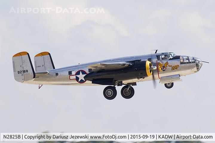 N2825B, 1940 North American RB-25 Mitchell C/N 62-2837, North American RB-25