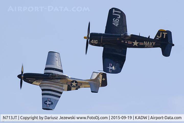 N713JT, 1945 Vought F4U-4B Corsair C/N 97143, Chance Vought F4U-4 Corsair  C/N 97143, N713JT