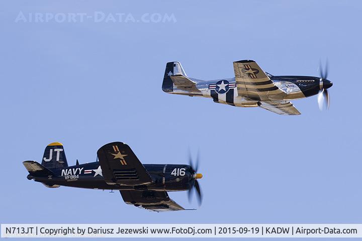 N713JT, 1945 Vought F4U-4B Corsair C/N 97143, Chance Vought F4U-4 Corsair  C/N 97143, N713JT