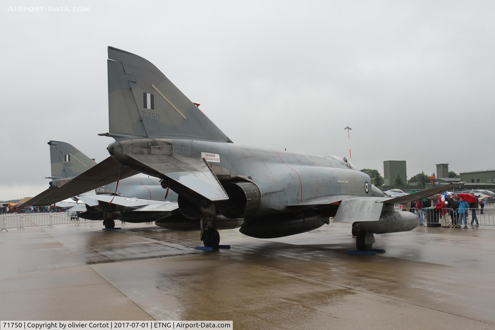 71750, 1977 McDonnell Douglas F-4E AUP Phantom II C/N 5016, rear view