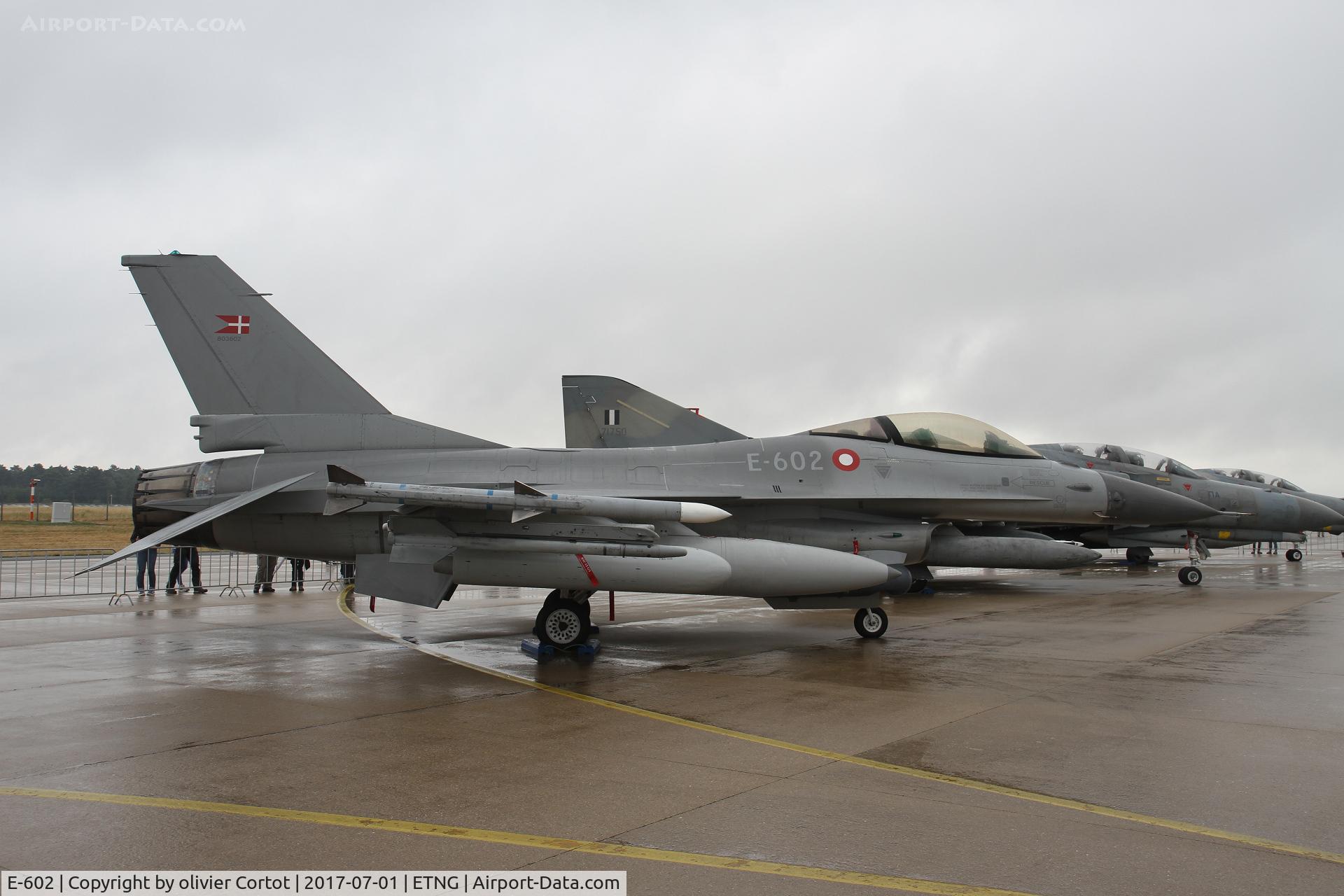 E-602, 1980 General Dynamics (SABCA) F-16AM Fighting Falcon (401) C/N 6F-37, profil view