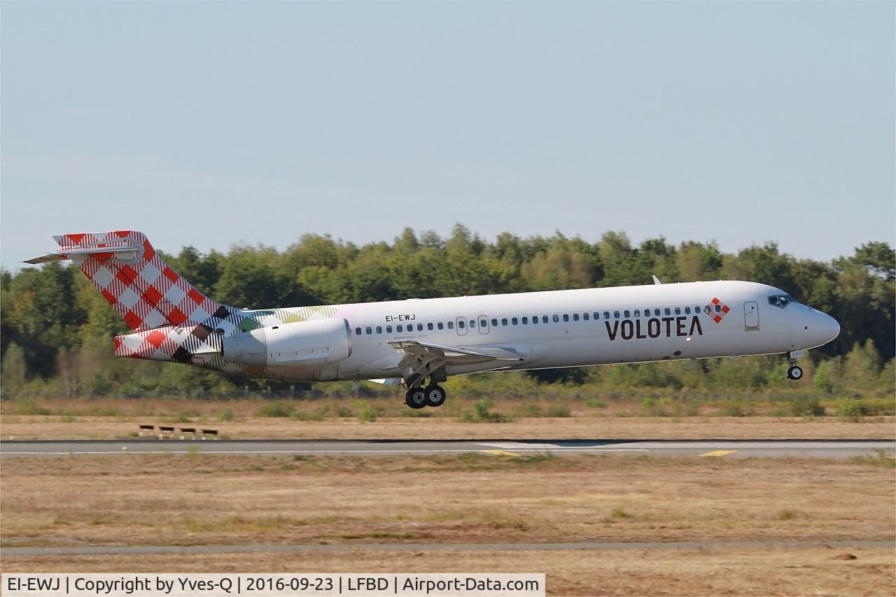 EI-EWJ, 2003 Boeing 717-2BL C/N 55171/5121, Boeing 717-2BL, Landing rwy 05, Bordeaux Mérignac airport (LFBD-BOD)