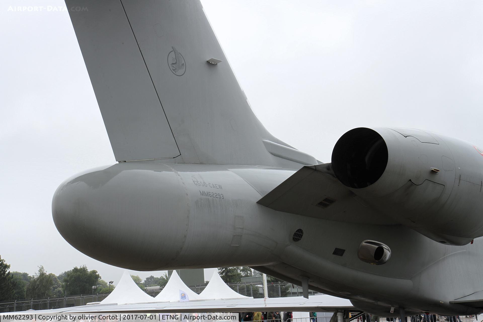 MM62293, 2013 Gulfstream E-550A (GV-SP) AEW C/N 5429, rear radome and serial number