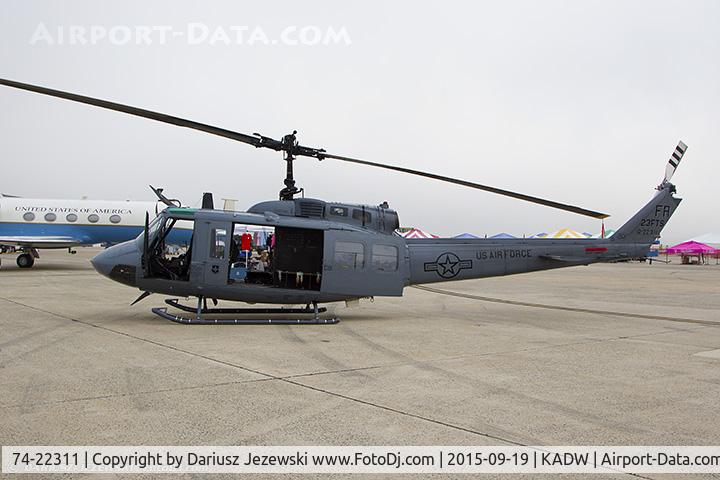 74-22311, Bell TH-1H Iroquois C/N 13635, TH-1T Huey II 74-22311 FR- from 23rd FS 58th OG Fort Rucker, AL