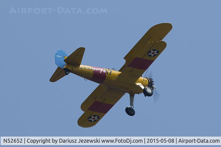 N52652, 1942 Boeing A75N1(PT17) C/N 75-4328, Boeing A75N1(PT17) Stearman  C/N 75-4328, N52652
