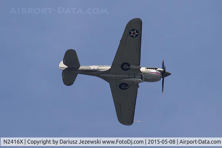 N2416X, Curtiss P-40E Warhawk C/N 16701, Curtiss P-40E Warhawk  C/N 41-5709A, N2416X