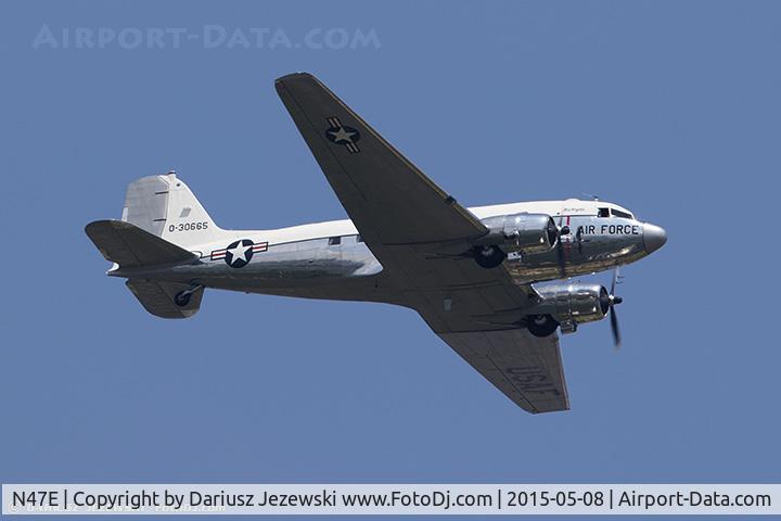 N47E, 1943 Douglas DC-3C (C-47A-60-DL) C/N 13816, Douglas DC-3C 