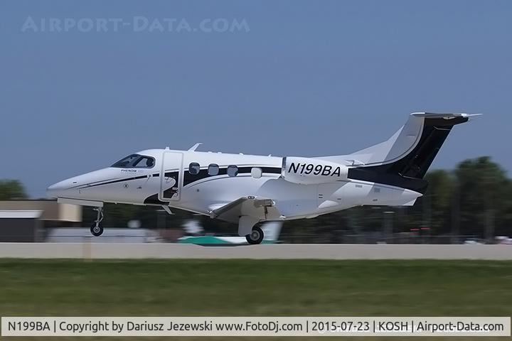 N199BA, 2015 Embraer EMB-505 Phenom 300 C/N 50500290, Bombardier CL-600-2B16 Challenger 604  C/N 5410, N199BA