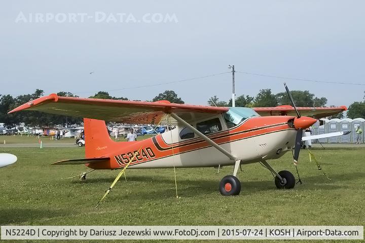 N5224D, 1957 Cessna 180A C/N 50122, Cessna 180A Skywagon  C/N 50122, N5224D