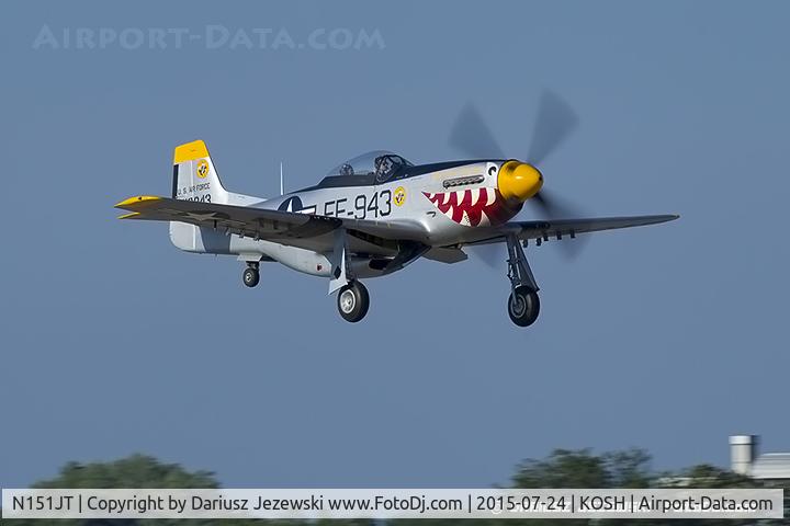 N151JT, 1944 North American P-51D Mustang C/N 122-31303, North American P-51D Mustang 