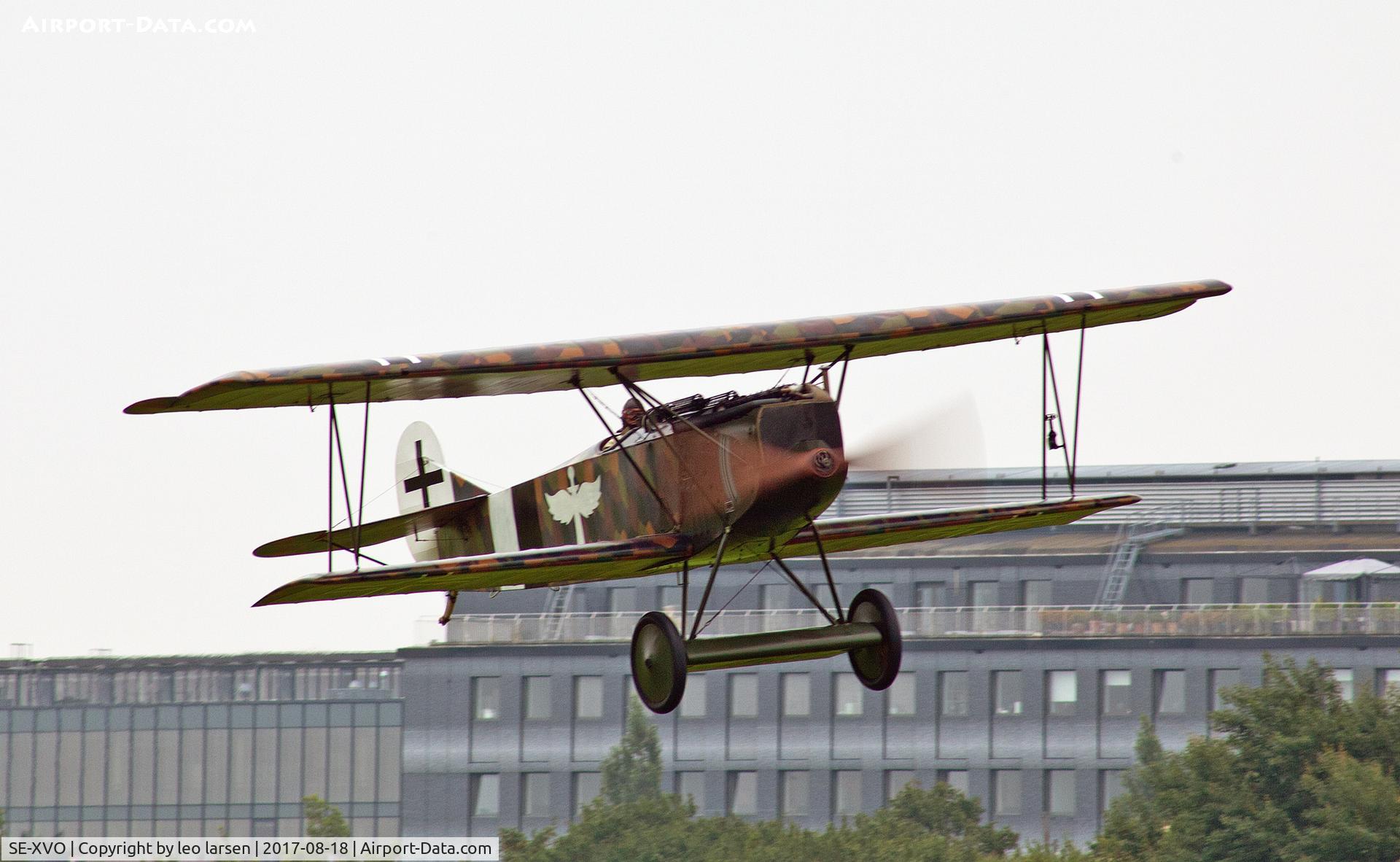 SE-XVO, 2010 Fokker D.VII Replica C/N 10400/18-989, Copenhagen Kløvermarken 18.8.2017