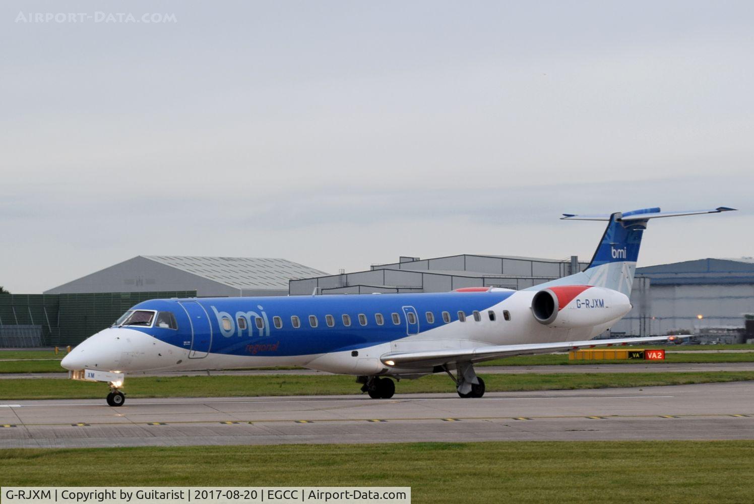 G-RJXM, 2000 Embraer ERJ-145MP (EMB-145MP) C/N 145216, At Manchester