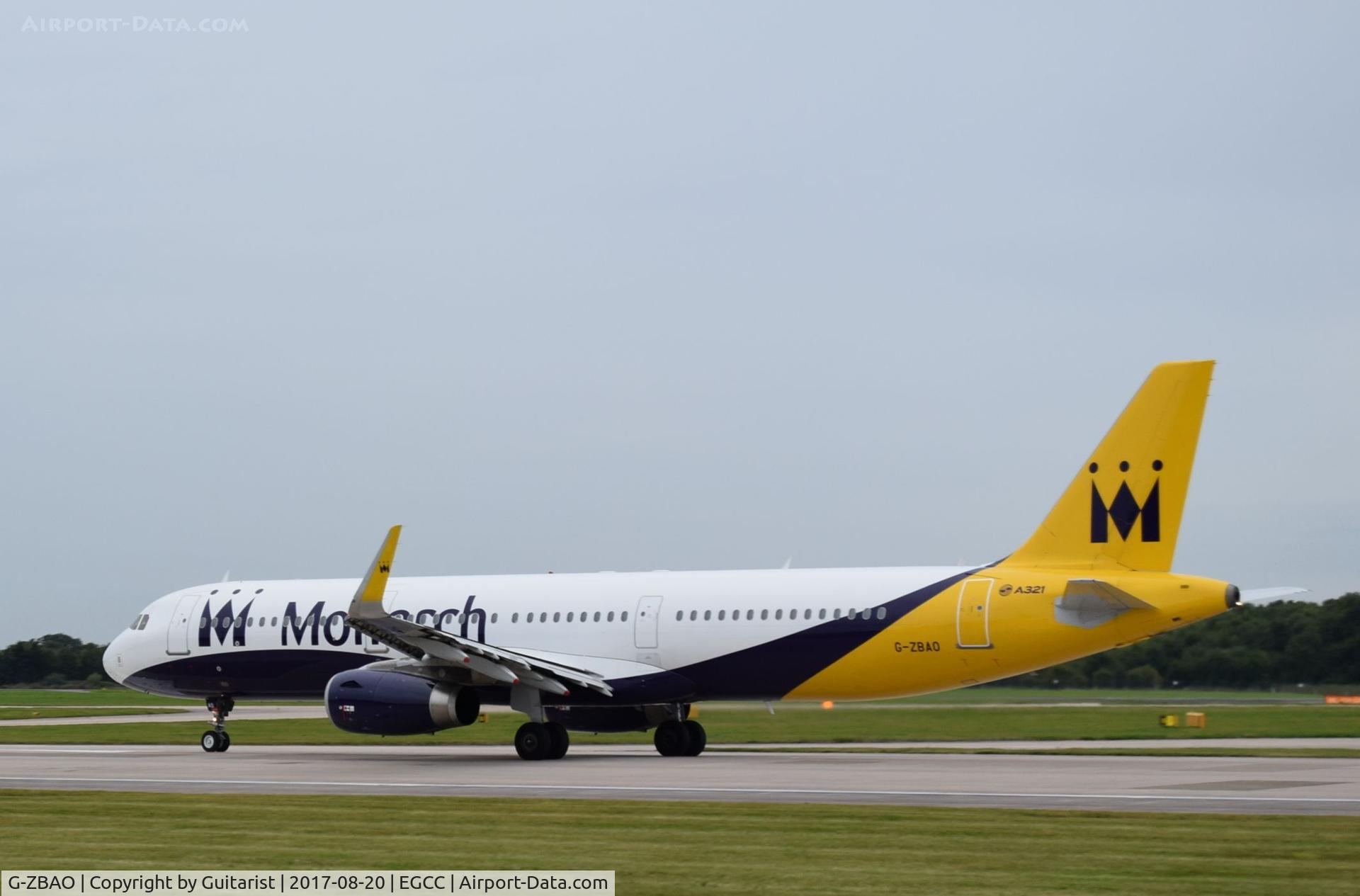 G-ZBAO, 2014 Airbus A321-231 C/N 6126, At Manchester