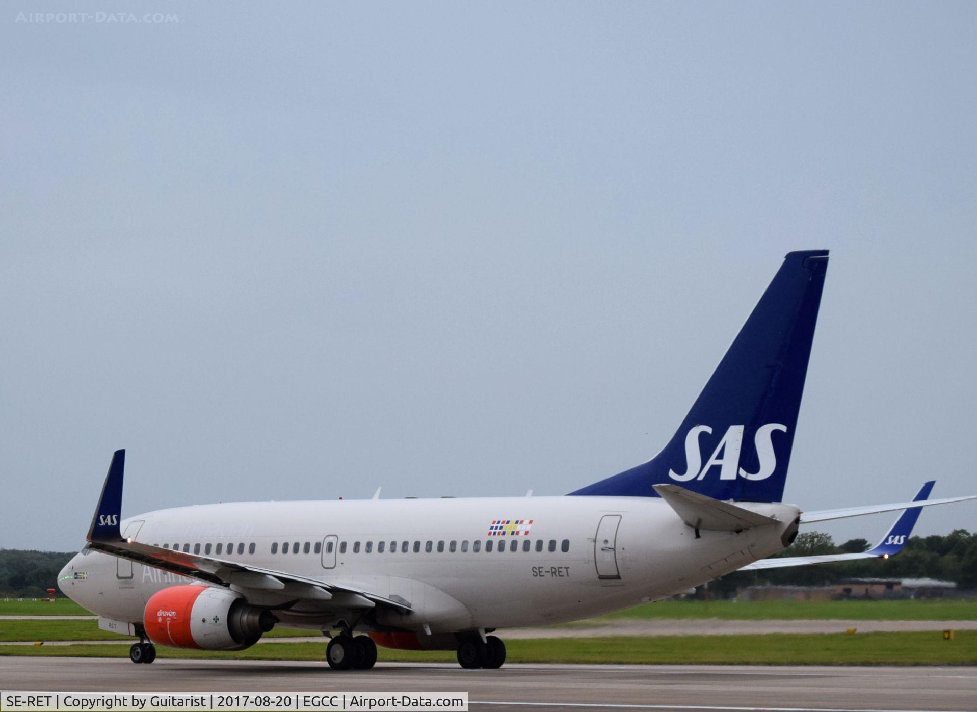 SE-RET, 2002 Boeing 737-76N C/N 32734, At Manchester
