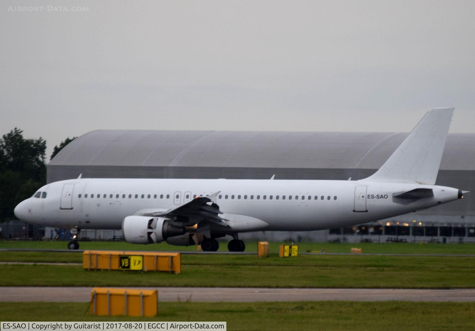 ES-SAO, 1998 Airbus A320-214 C/N 0936, At Manchester