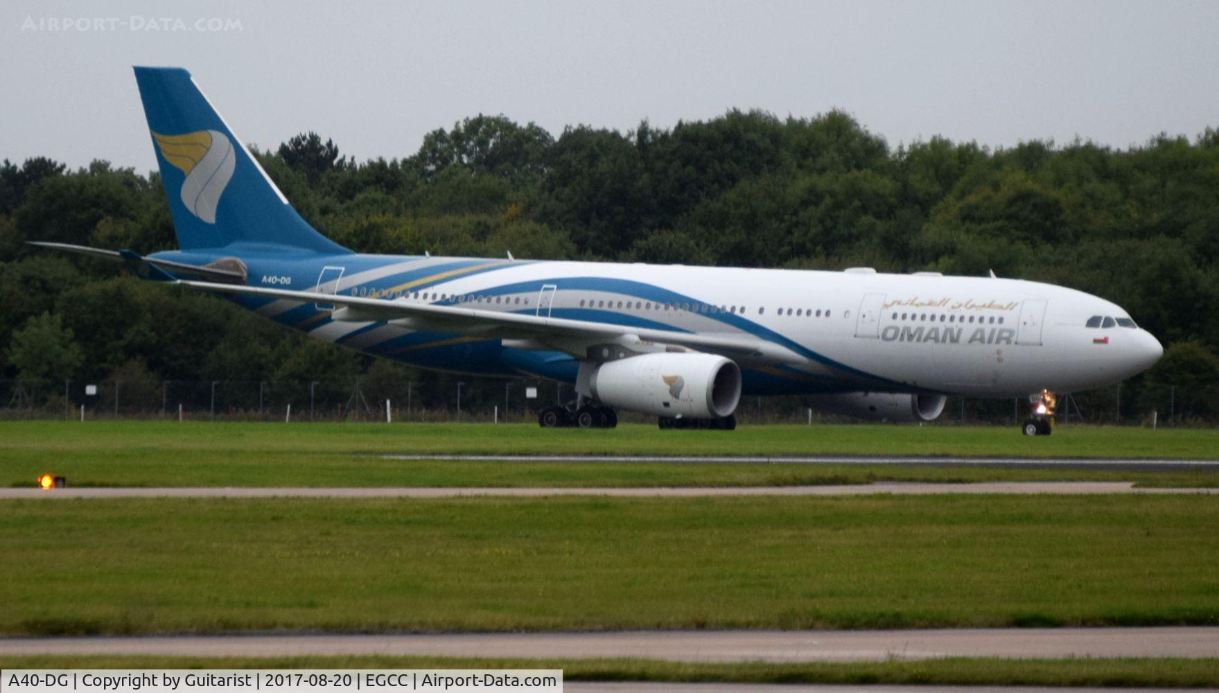 A40-DG, 2011 Airbus A330-243 C/N 1227, At Manchester