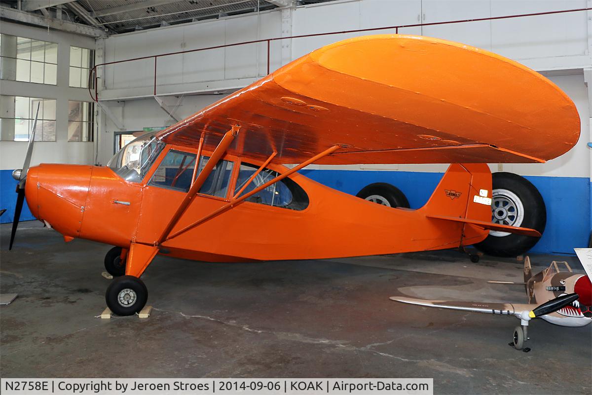 N2758E, 1946 Champion Aeronca 7AC C/N 7AC-6338, KOAK