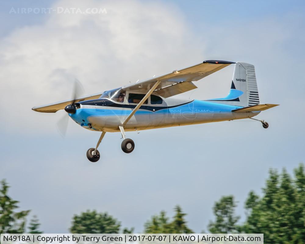 N4918A, Cessna 180 C/N 32315, KAWO